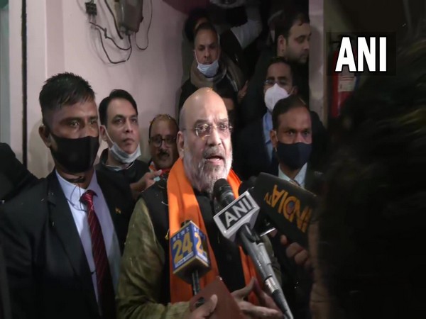 Union Home Minister Amit Shah in Kairana (Photo/ANI)