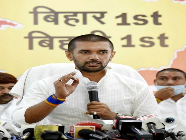 LJP chief Chirag Paswan (File photo)