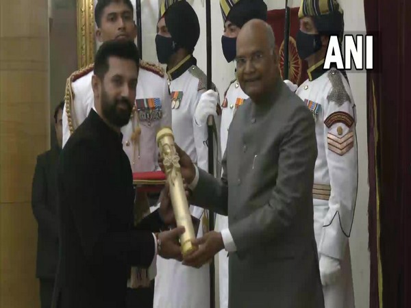 Former Union Minister Ram Vilas Paswan was awarded the Padma Bhushan posthumously (Photo/ANI)