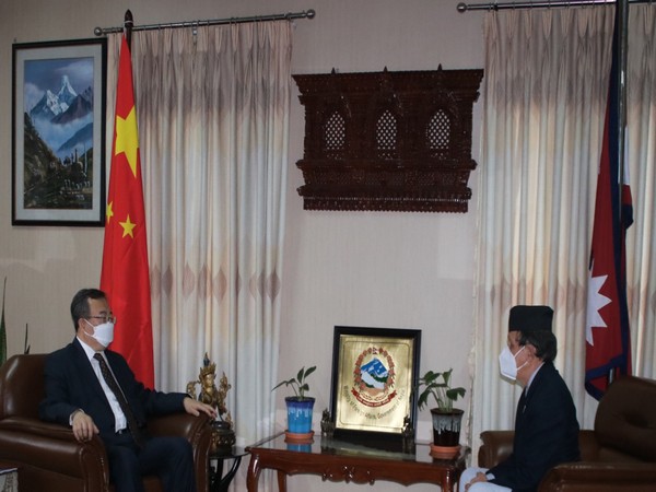 CCP leader Liu Jianchao meets Nepali Foreign Minister Narayan Khadka (Image Credit:@MofaNepal)