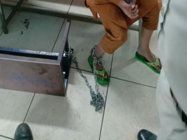 A visual from the madarsa in Bhopal. Photo/ANI