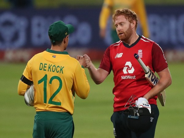South Africa skipper Quinton de Kock and England's Jonny Bairstow