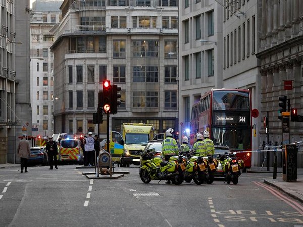 Police, emergency vehicle were seen near site of an incident at London Bridge