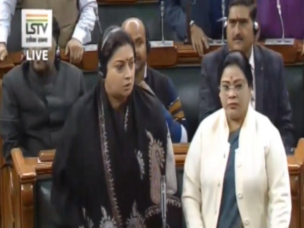 Visuals from Lok Sabha on Friday. 