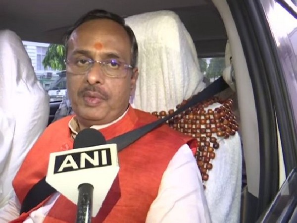 Deputy Chief Minister Dinesh Sharma speaking to ANI on Tuesday. Photo/ANI