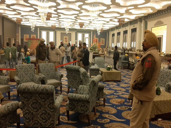 A visual from the marriage venue in Ludhiana on Wednesday. Photo/ANI 