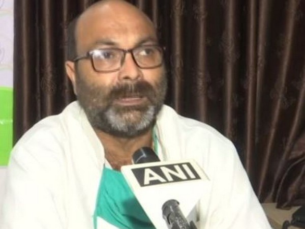 Uttar Pradesh Congress Ajay Kumar Lallu talking to ANI on Wednesday.