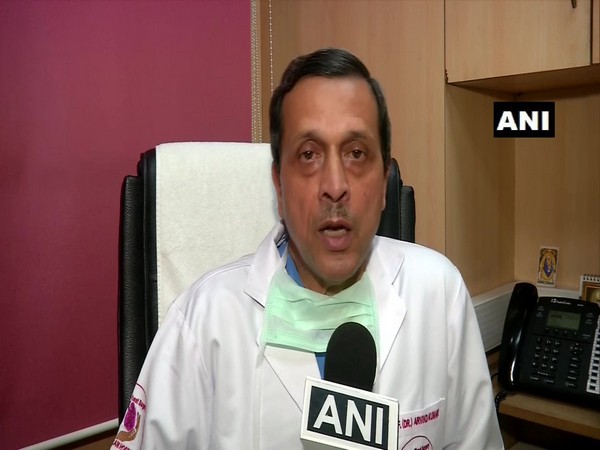 Ganga Ram Hospital Chest surgeon Dr Arvind Kumar speaking to ANI on Tuesday. (Photo/ANI)