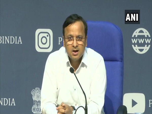 Lav Aggrawal, Joint Secretary, Ministry of Health and Family Welfare, speaking at a press conference on Friday.