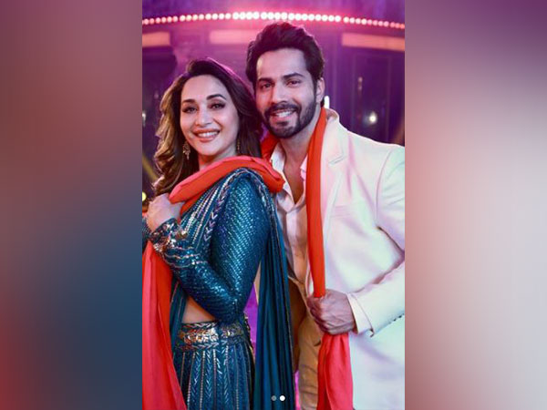 Varun Dhawan and Madhuri Dixit Nene (Image source: Instagram)