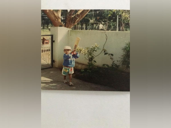 Mayank Agarwal's childhood photo. (Photo/Mayank Agarwal Twitter)