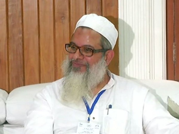 Mahmood Madani, general secretary of Jamiat Ulema-e-Hind at press conference in New Delhi on Thursday 