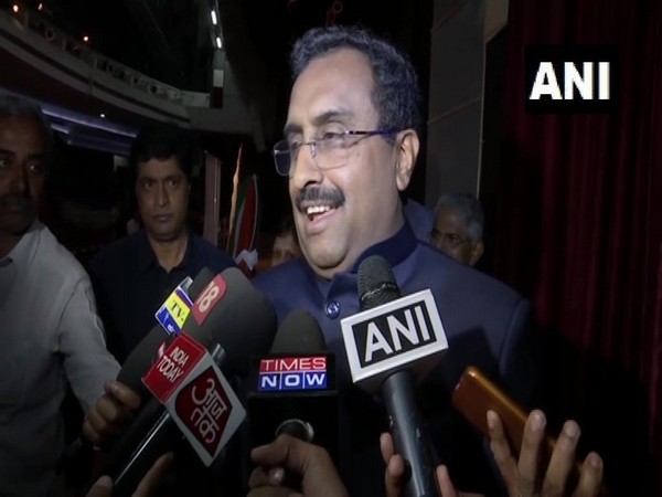 BJP general secretary Ram Madhav speaking to reporters in Bengaluru on Tuesday. 