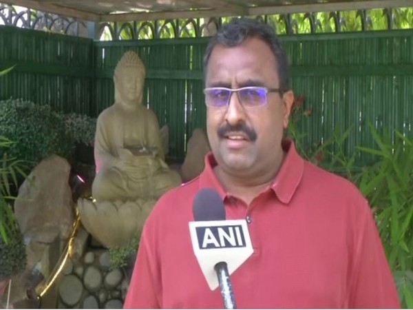 BJP General Secretary Ram Madhav speaking to ANI in New Delhi on Saturday. Photo/ANI