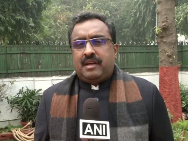 BJP general secretary Ram Madhav talking to ANI in New Delhi on Thursday 