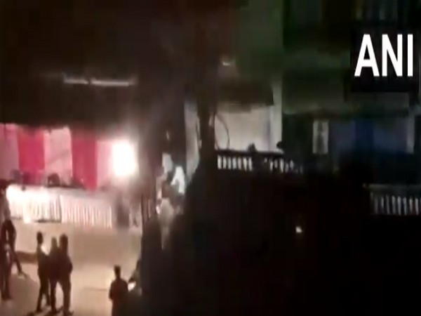 Visual of ruckus in Padarayanapura, Karnataka 