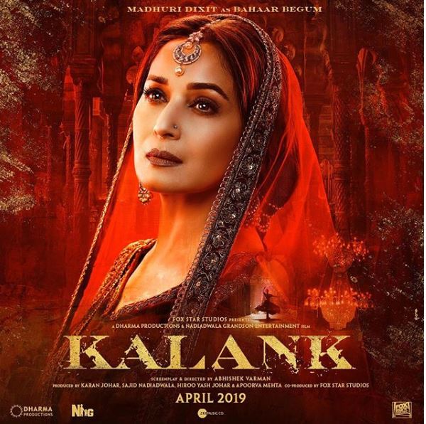 Madhuri Dixit as Bahaar Begum in 'Kalank'