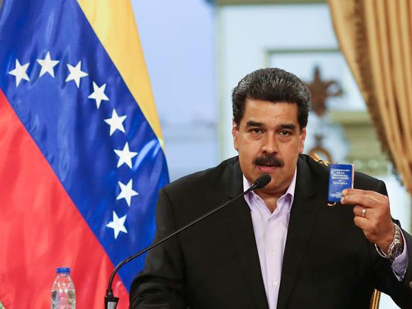 Venezuelan President Nicolas Maduro (file photo)