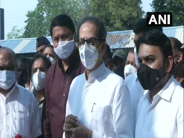 Maharashtra Chief Minister Uddhav Thackeray on Sunday visited Bhandara District General Hospital where a fire broke out on January 9. (Photo/ANI)