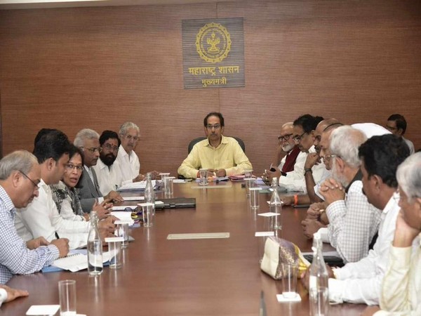 Maharashtra CM Uddhav Thackeray chaired a high-level meeting in Mumbai on Saturday