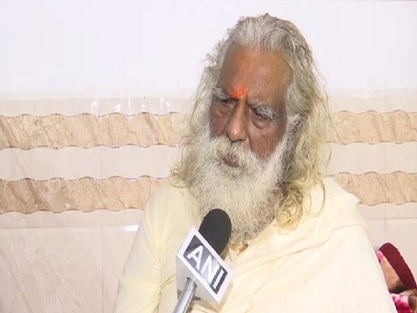 Chairman of Ram Janmabhoomi Trust, Mahant Nritya Gopal Das Maharaj speaking to ANI in New Delhi. 