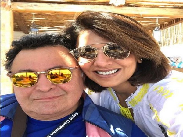 Neetu Kapoor with late superstar husband Rishi Kapoor