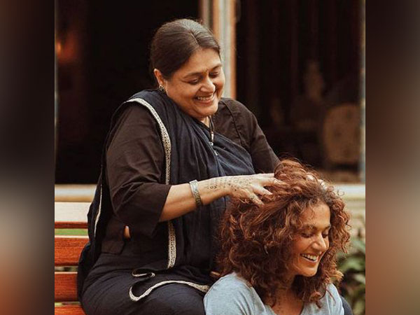 Supriya Pathak and Taapsee Pannu in a still from movie 'Rashmi Rocket' (Image Source: Instagram)