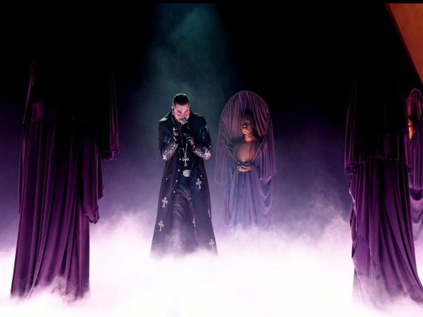 Post Malone's performance at 2021 Grammys (Image source: Instagram)