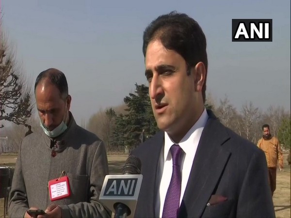 Srinagar Municipal Corporation Mayor Junaid Mattu speaking to ANI on Wednesday. (Photo/ANI)