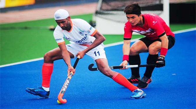 Forward Mandeep Singh in action (Photo/ Hockey India)