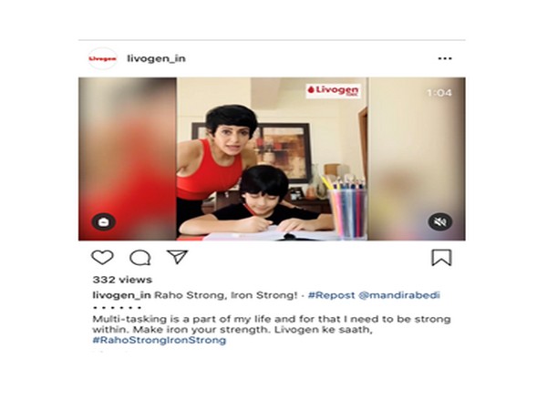 Watch Mandira Bedi share her #RahoStrongIronStrong story on the Livogen's (r) Facebook/Instagram page