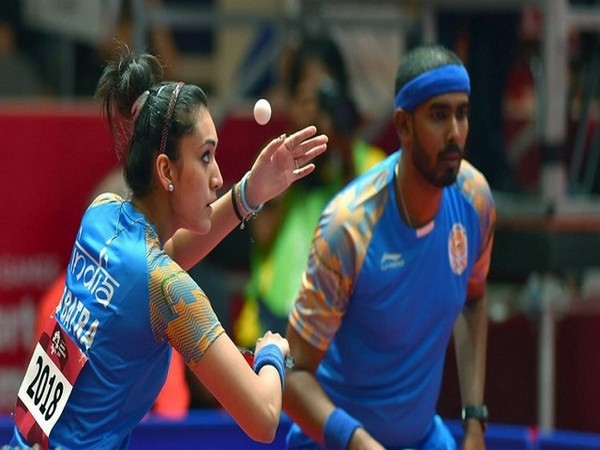 Sharath Kamal and Manika Batra (Photo: Twitter/SAIMedia)