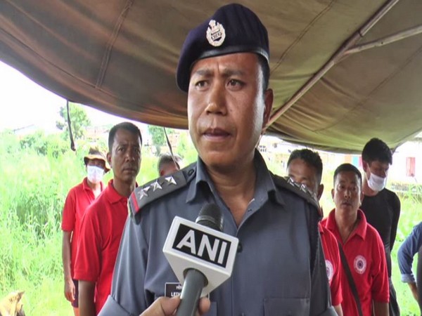 NDRF inspector Leivon Bojes speaking to ANI in Imphal, Manipur on Sunday.
