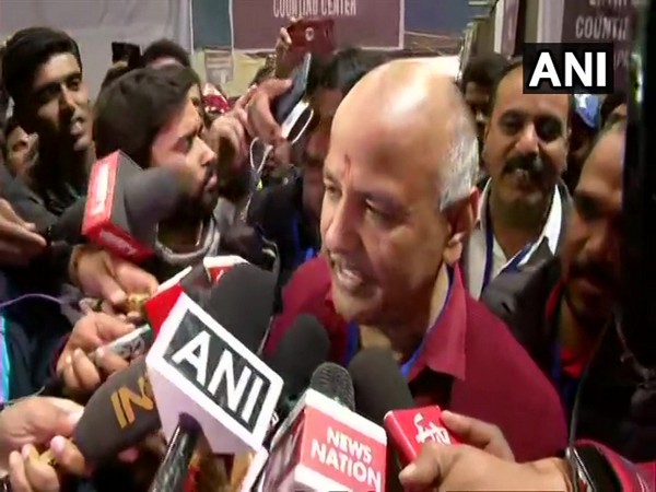 Delhi Deputy Chief Minister and AAP leader Manish Sisodia speaking to media on Tuesday. Photo/ANI