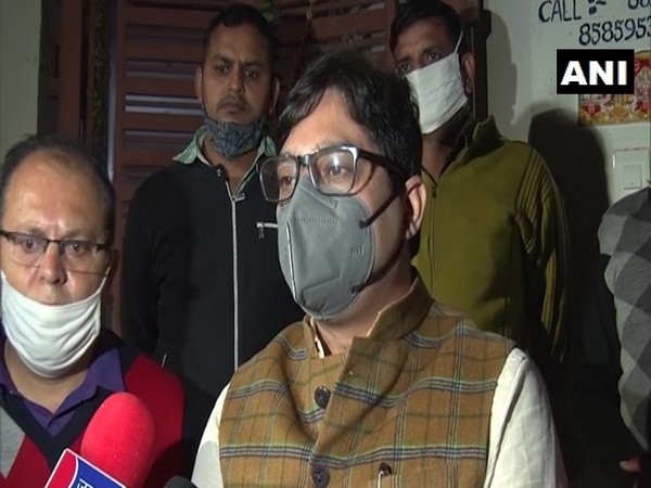 Drug Controller Officer Amandeep Chauhan speaks to media on Saturday. (Photo/ANI)