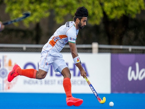 Men's hockey team captain Manpreet Singh (Photo/ Hockey India Twitter)