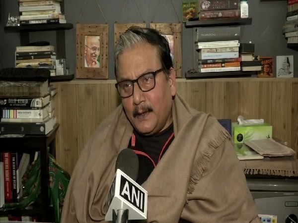 RJD leader Manoj Jha speaking to ANI in New Delhi on Thursday. 