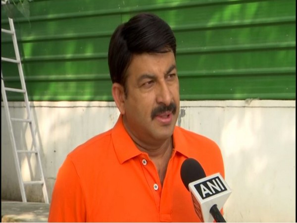  Manoj Tiwari speaks to ANI in New Delhi on Friday. [Photo/ANI]