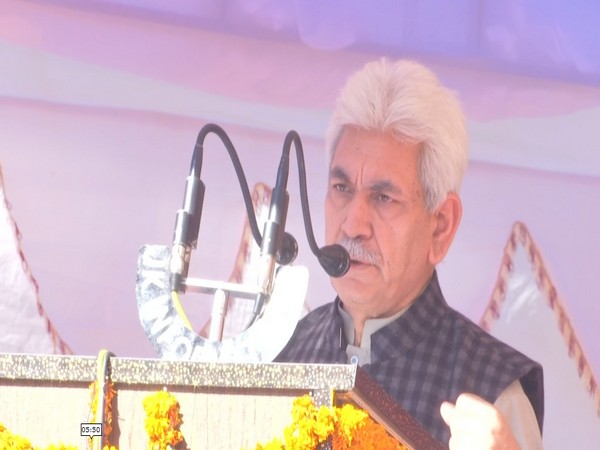 Jammu and Kashmir Lieutenant Governor Manoj Sinha (Photo/ANI)