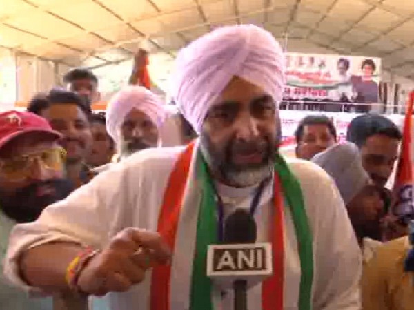 Punjab Minister and Congress leader Manpreet Singh Badal speaking to ANI in Bhatinda, Punjab on Tuesday. Photo/ANI