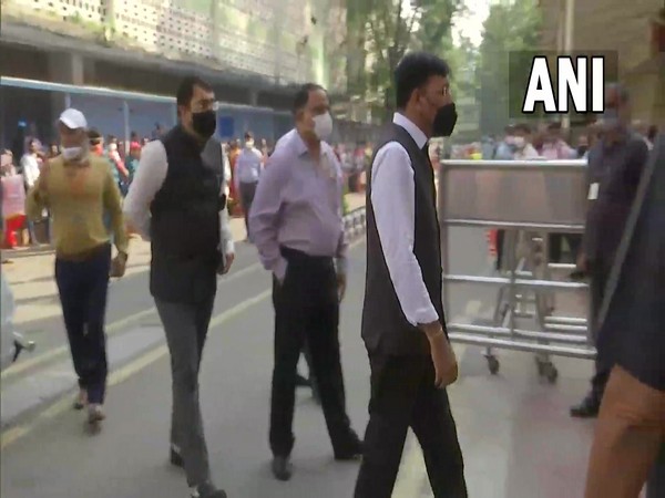 Health Minister Mansukh Mandaviya at AIIMS (Photo/ANI) 