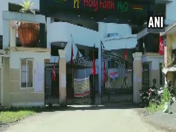 Holy Faith residential building, one of the four buildings in Maradu area in Kerala. Photo/ANI