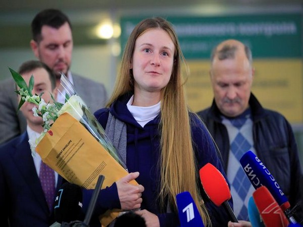 Russian gun-rights activist Maria Butina spoke with journalist upon her arrival in Moscow on Saturday.