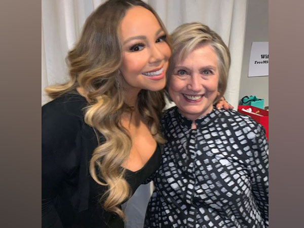 Mariah Carey with Hillary Clinton, Image courtesy: Instagram