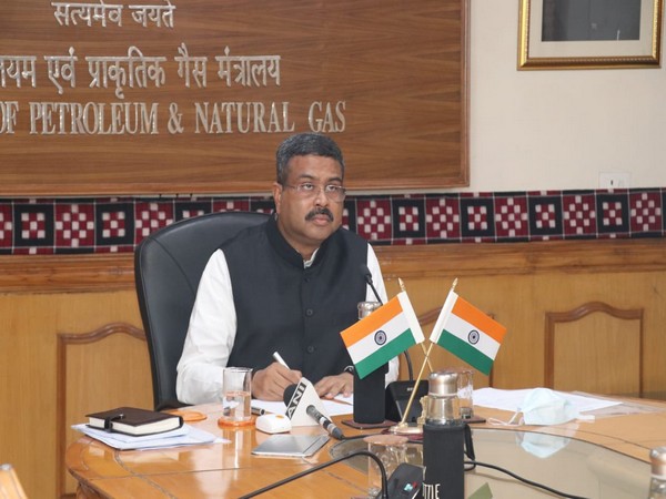Union Minister of Petroleum and Natural Gas Dharmendra Pradhan. (Photo/ANI)