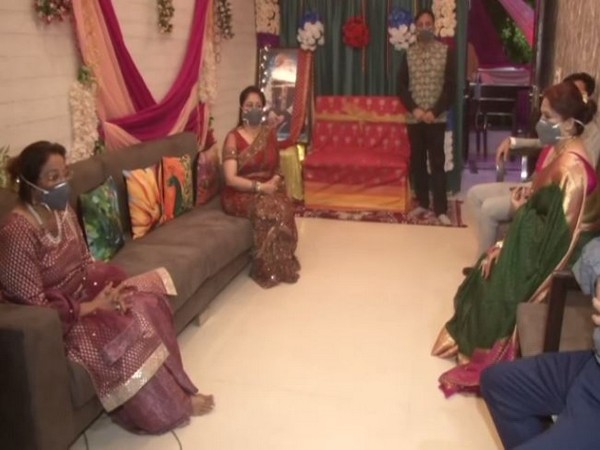 A couple in Delhi ties the knot on Wednesday amid the lockdown