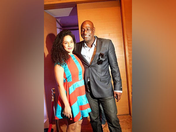 Masaba with her father Sir Viv Richards (Image source: Twitter)
