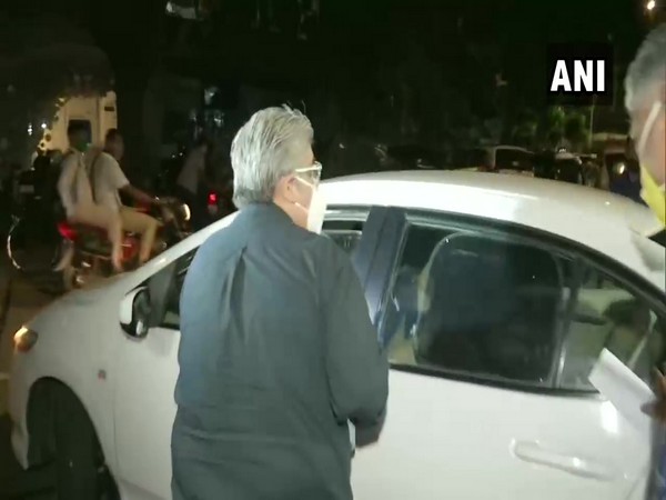 Film critic Rajeev Masand leaving Bandra police station on Tuesday. (Photo/ANI)