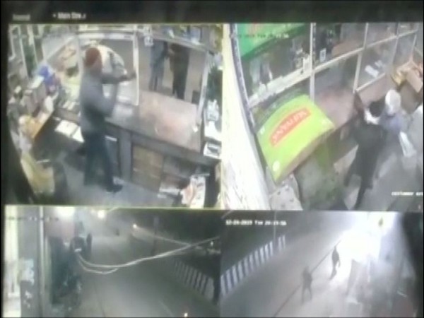 A grab from the CCTV footage. 