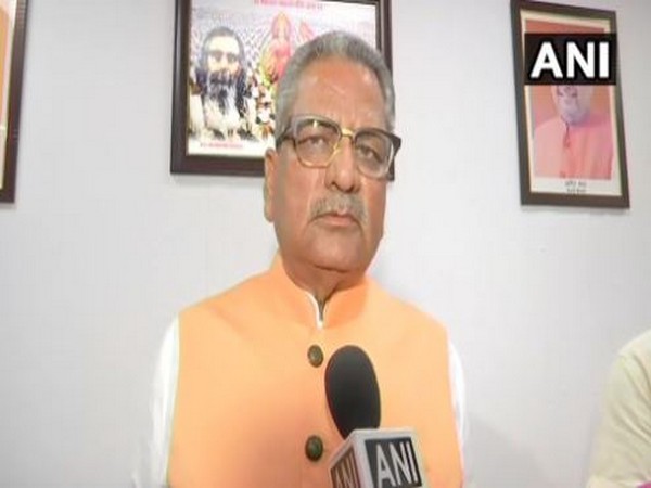 In-charge of Jharkhand BJP, Om Prakash Mathur speaking to ANI on Friday. Photo/ANI